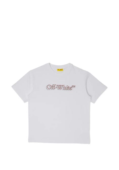 T-shirt con stampa OFF WHITE KIDS | OGAA001S26JER001100
